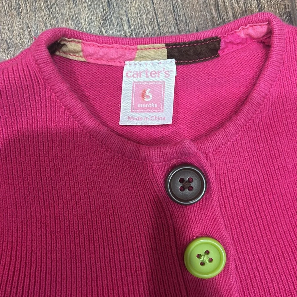 Carter's Brown and Pink Polka Dot Fleece Baby Bundle 5 pc set